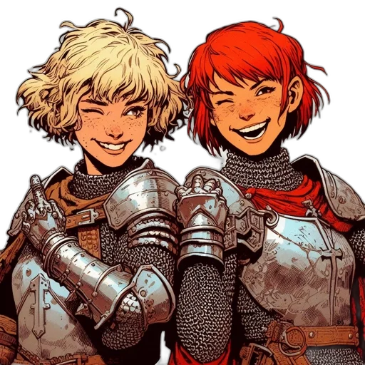 comic book art, concept art, fantasy art, pixel art transparent PNG cut-out