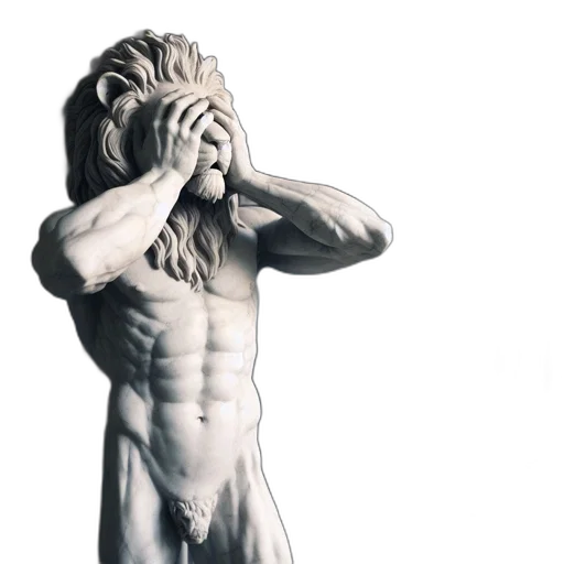 hair, creature, mask, face transparent PNG cut-out