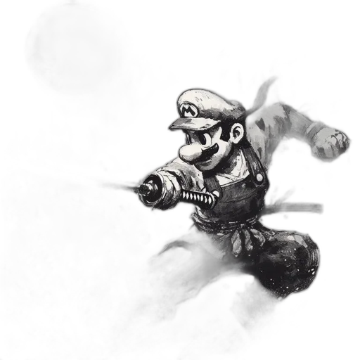 weapon, sword, staff, robot transparent PNG cut-out