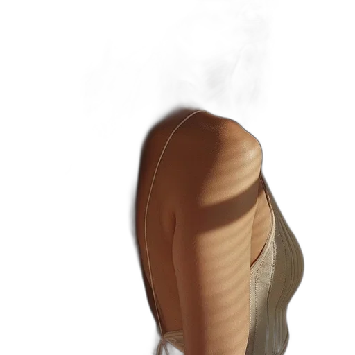dress, mask, hair, face transparent PNG cut-out