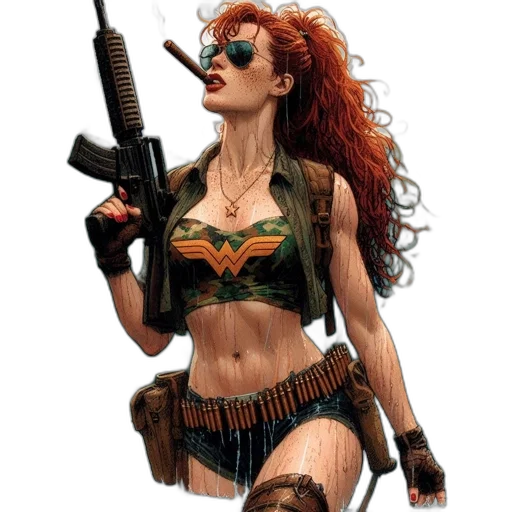 weapon, comic book art, concept art, fantasy art transparent PNG cut-out