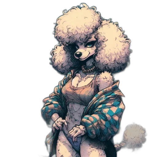 staff, jacket, dress, animal transparent PNG cut-out