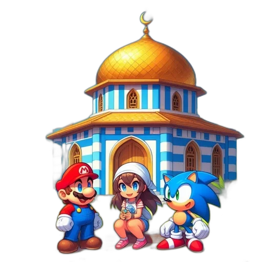 hat, building, staff, crown transparent PNG cut-out