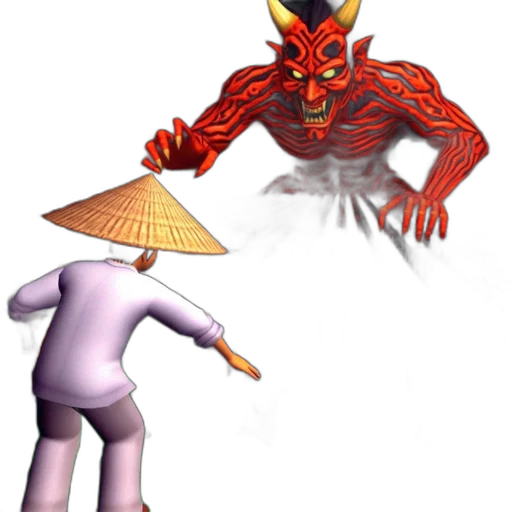 mask, staff, umbrella, weapon transparent PNG cut-out