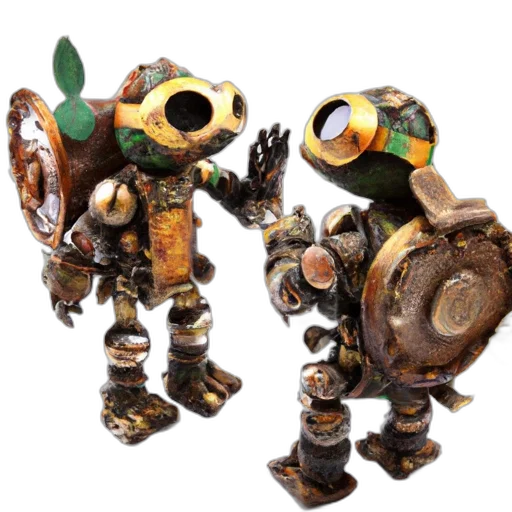 robot, weapon, concept art, 3d render transparent PNG cut-out