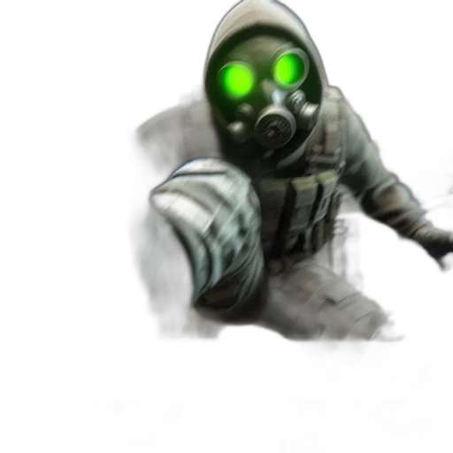 mask, robot, jacket, creature transparent PNG cut-out