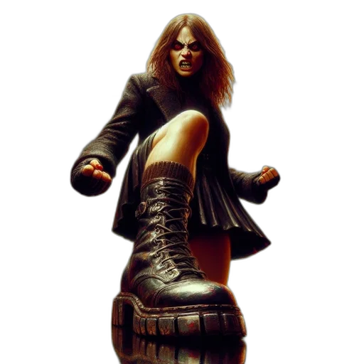 shoes, jacket, weapon, concept art transparent PNG cut-out