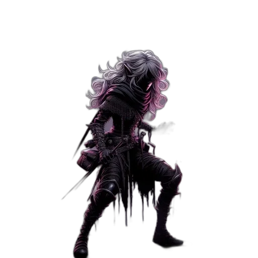 creature, mask, staff, weapon transparent PNG cut-out