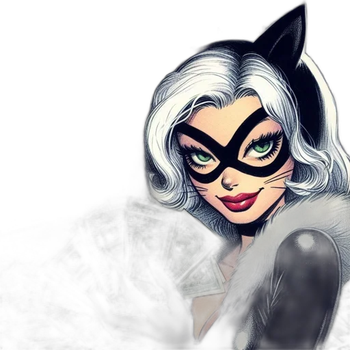 mask, comic book art, cartoon, concept art transparent PNG cut-out