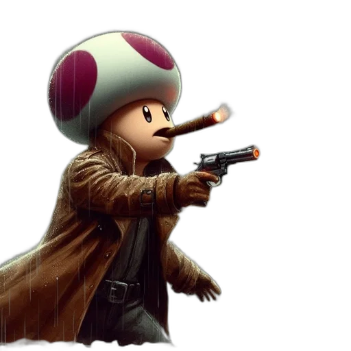 weapon, hat, concept art, 3d render transparent PNG cut-out