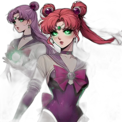 concept art, anime, cyberpunk, fantasy art transparent PNG cut-out