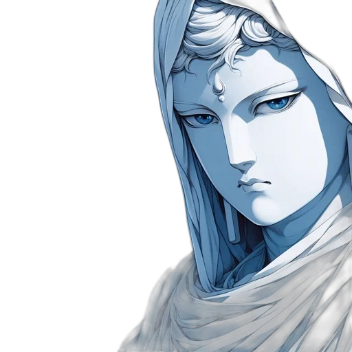 face, mask, crown, concept art transparent PNG cut-out