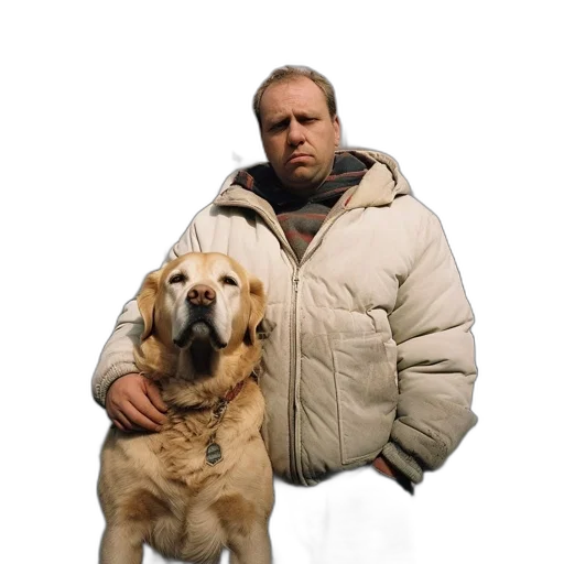 jacket, animal, creature, staff transparent PNG cut-out