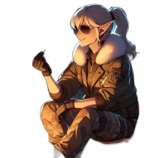 jacket, staff, mask, concept art transparent PNG cut-out