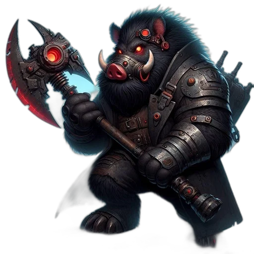 staff, creature, weapon, concept art transparent PNG cut-out