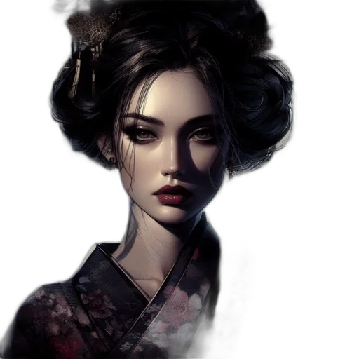 face, mask, staff, fantasy art transparent PNG cut-out