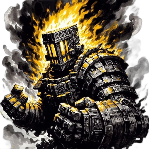 robot, weapon, comic book art, concept art transparent PNG cut-out
