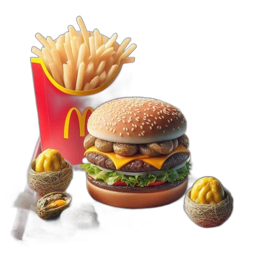 food, crown, weapon, animal transparent PNG cut-out