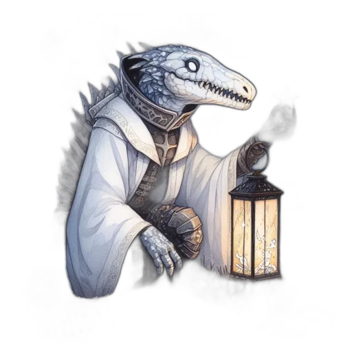 dragon, creature, staff, robot transparent PNG cut-out