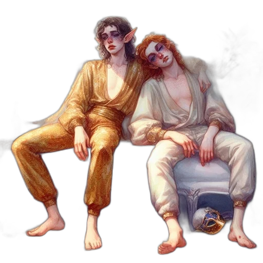 concept art, fantasy art, watercolor, photorealistic transparent PNG cut-out