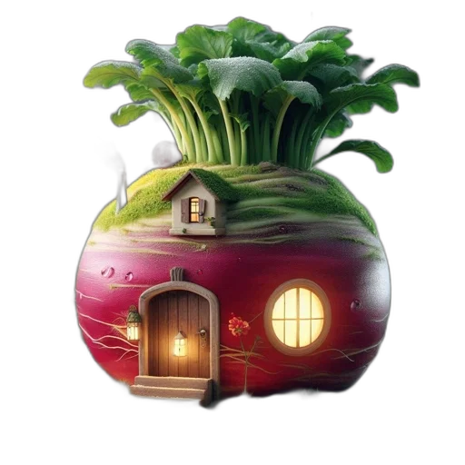 food, concept art, 3d render, photorealistic transparent PNG cut-out