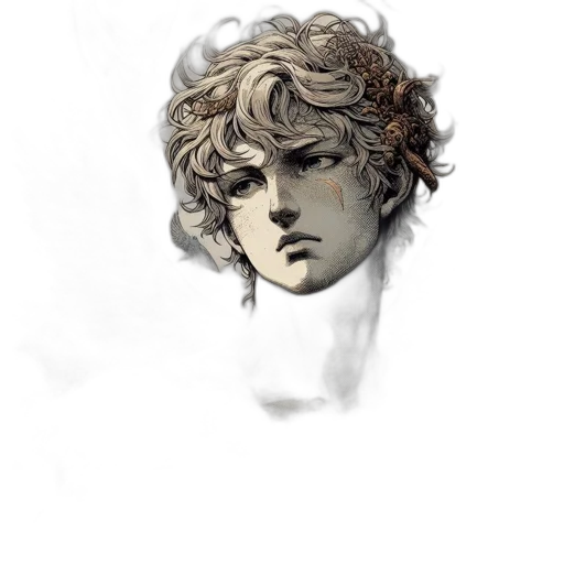 face, hair, mask, crown transparent PNG cut-out