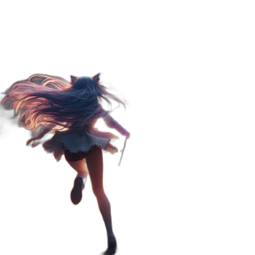 hair, dress, creature, animal transparent PNG cut-out