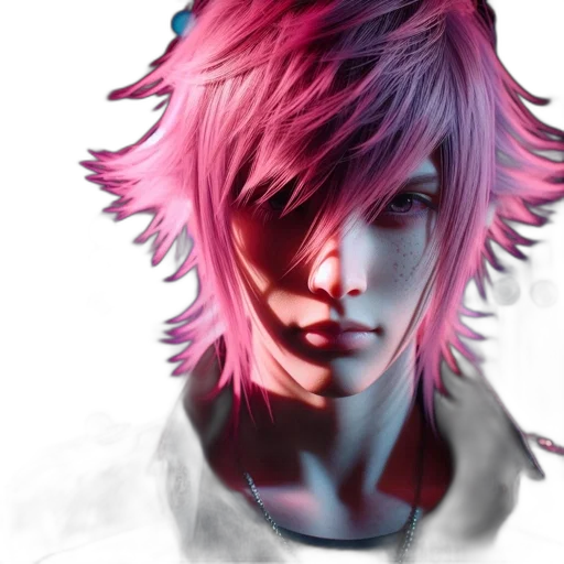 face, hair, mask, creature transparent PNG cut-out