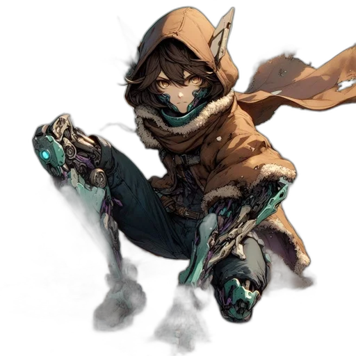 robot, mask, weapon, sword transparent PNG cut-out