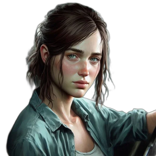 jacket, face, weapon, concept art transparent PNG cut-out