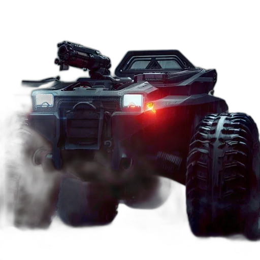 weapon, car, robot, concept art transparent PNG cut-out