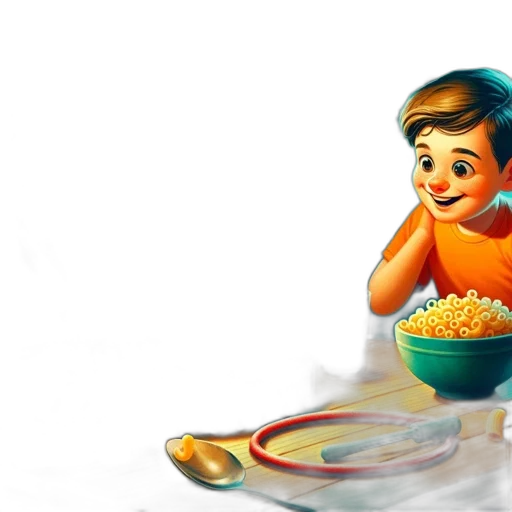 food, 3d render, cartoon, concept art transparent PNG cut-out