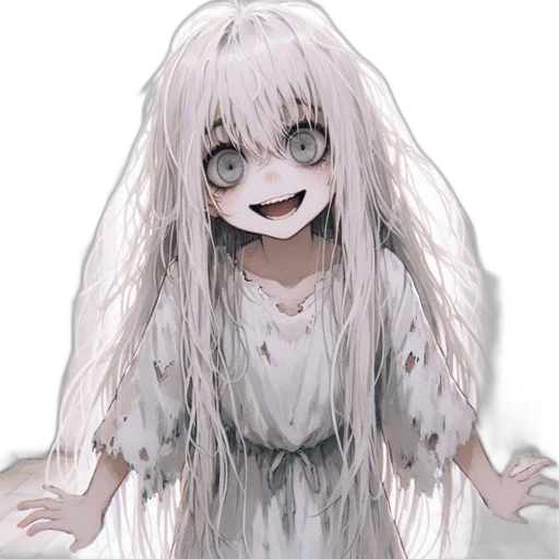 creature, hair, mask, face transparent PNG cut-out