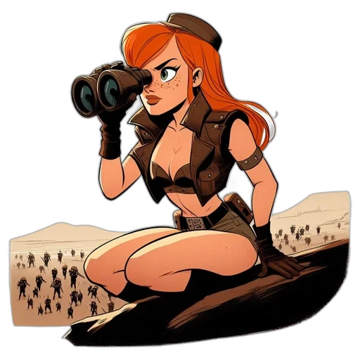 weapon, staff, animal, dress transparent PNG cut-out
