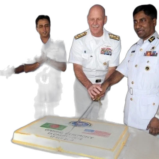 staff, four, men, military transparent PNG cut-out
