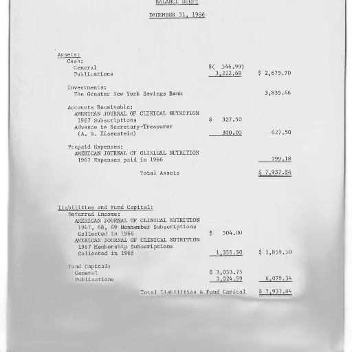 balance, sheet, december, 1966 transparent PNG cut-out