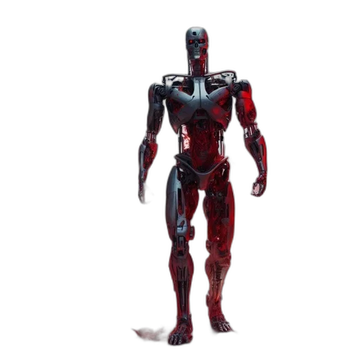 robot, concept art, 3d render, comic book art transparent PNG cut-out