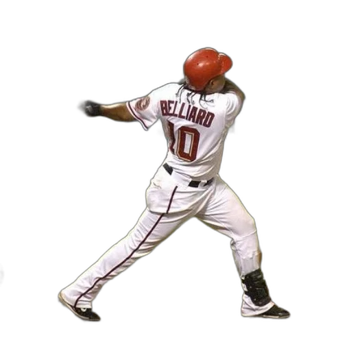 baseball, player, name, belliard transparent PNG cut-out