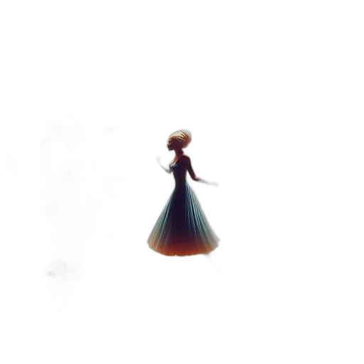 dress, crown, robot, hair transparent PNG cut-out
