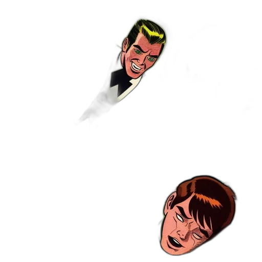 face, hair, mask, weapon transparent PNG cut-out