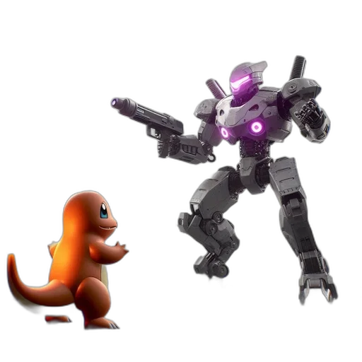 robot, creature, animal, concept art transparent PNG cut-out