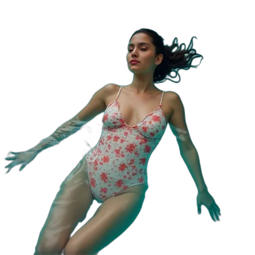 dress, creature, concept art, 3d render transparent PNG cut-out
