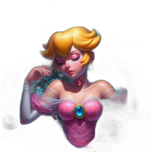 jewelry, dress, crown, staff transparent PNG cut-out
