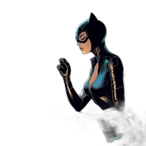 mask, comic book art, concept art, fantasy art transparent PNG cut-out
