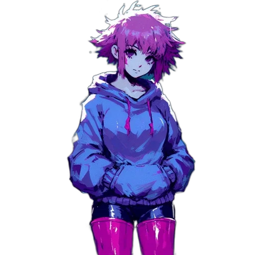 jacket, creature, staff, face transparent PNG cut-out