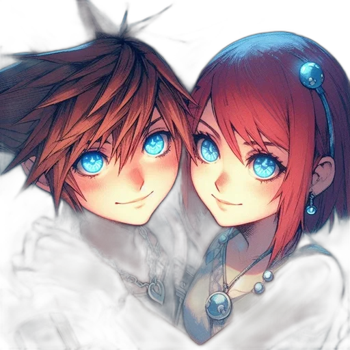 anime, fantasy art, watercolor, pixel art transparent PNG cut-out