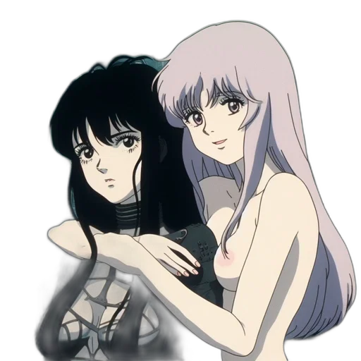 anime, vaporwave, cyberpunk, concept art transparent PNG cut-out