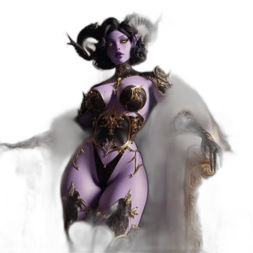 concept art, fantasy art, comic book art, 3d render transparent PNG cut-out