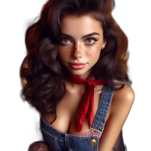 hair, dress, face, jewelry transparent PNG cut-out