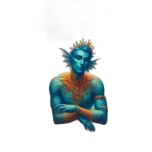 mask, staff, creature, crown transparent PNG cut-out